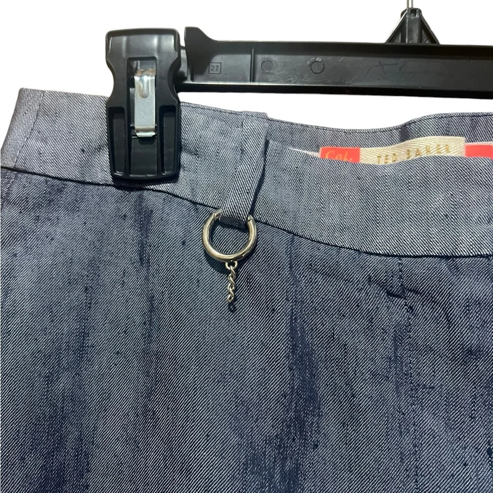 Ted Baker Color by Number collection Linen Blend pants Size 1 - Picture 9 of 16